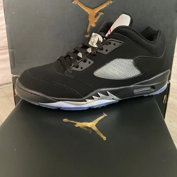 Jordan | Shoes | Air Jordan 5 Retro Low Golf Black Metallic  display picture 2